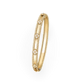 Beaded Clover Bangle, Small Model