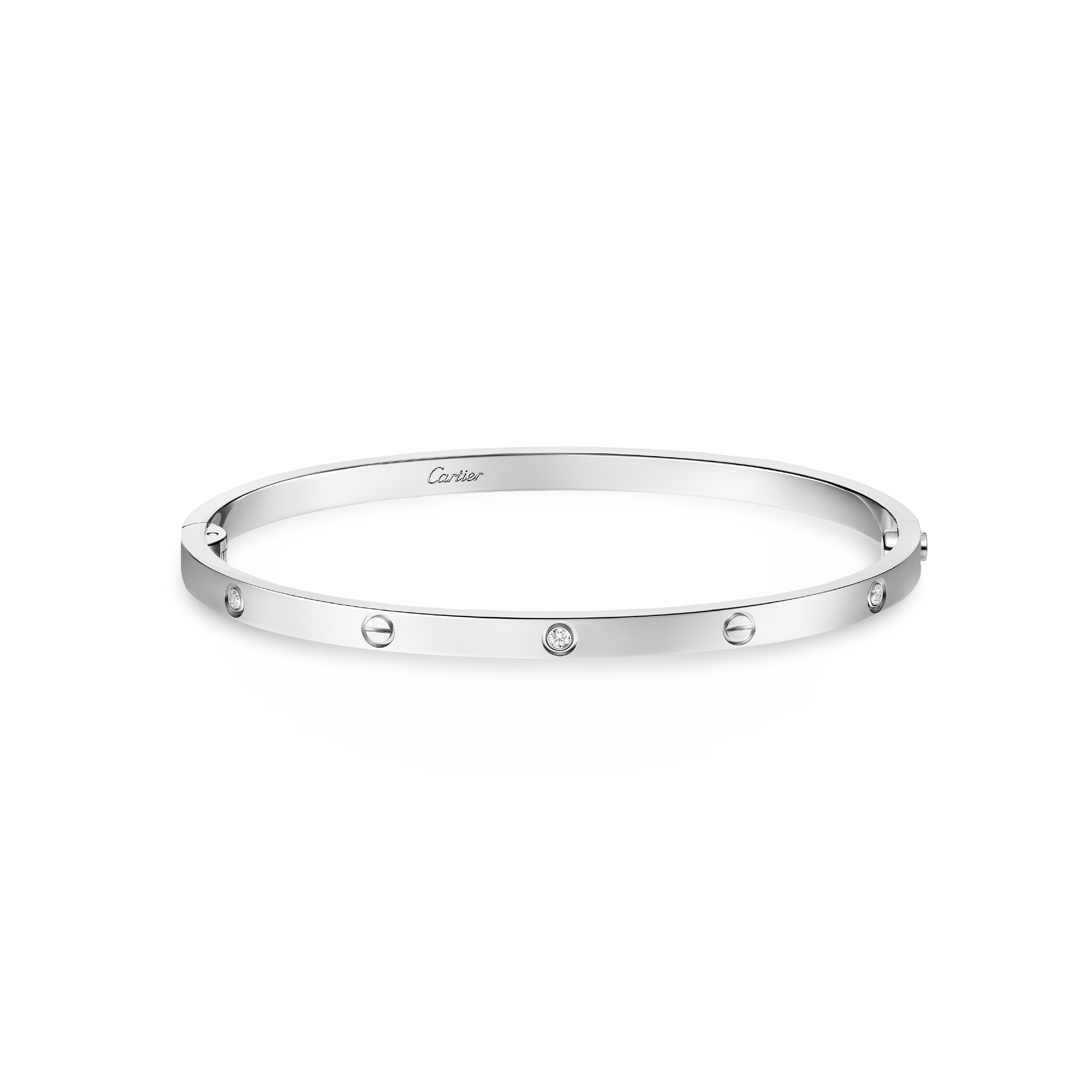 Love Bangle, 6 Diamonds, Small Model