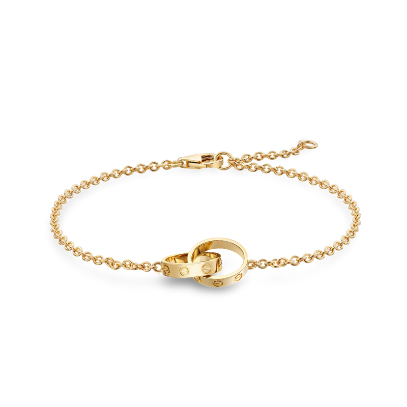 Interlocking Love Chain Bracelet