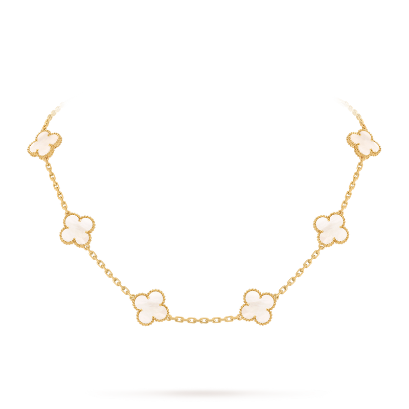 Vintage Clover Necklace, 10 Motifs