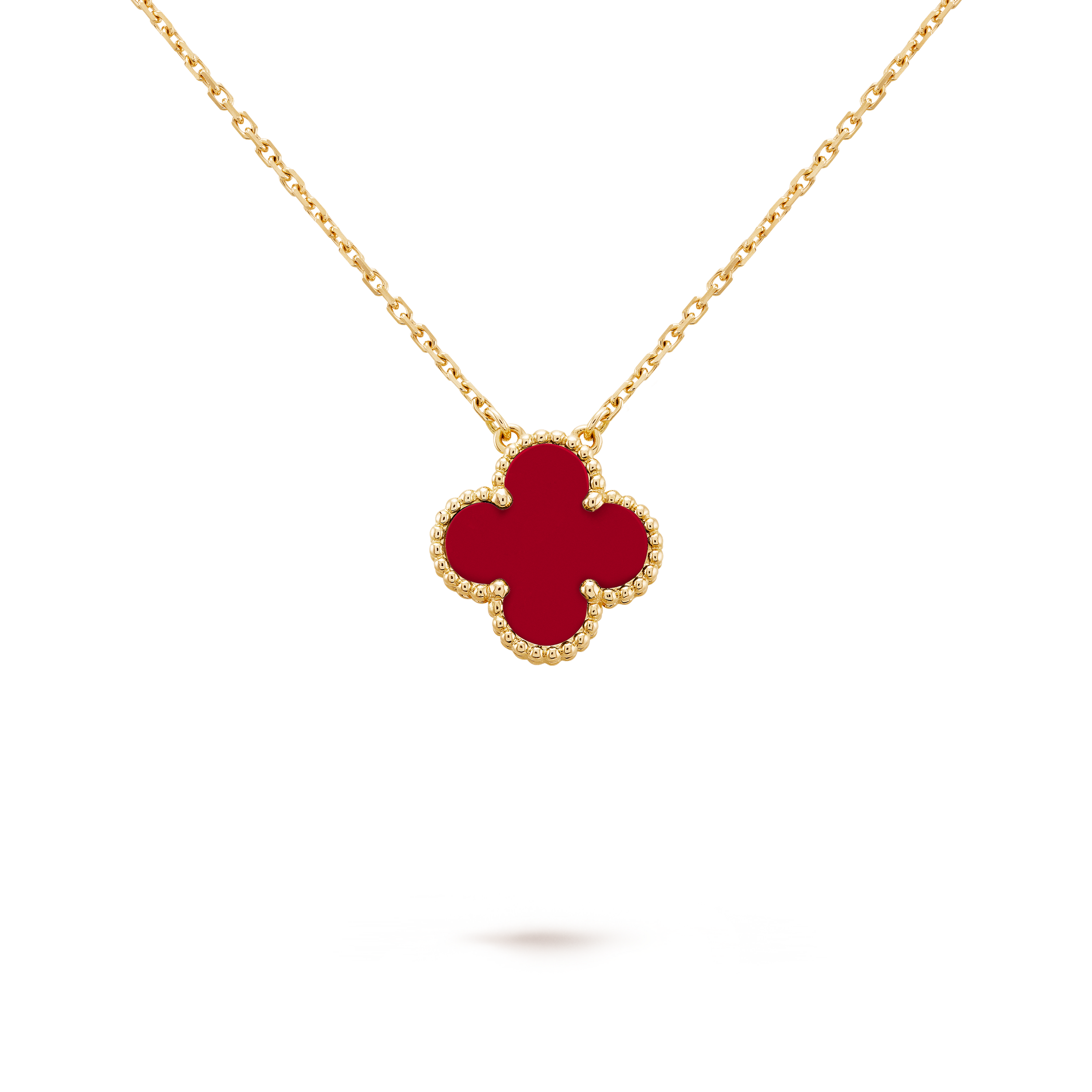 Vintage Clover Pendant, Single Motif