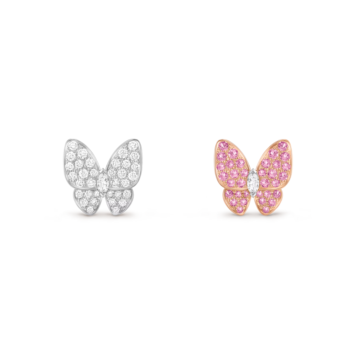 Two Butterfly Earrings