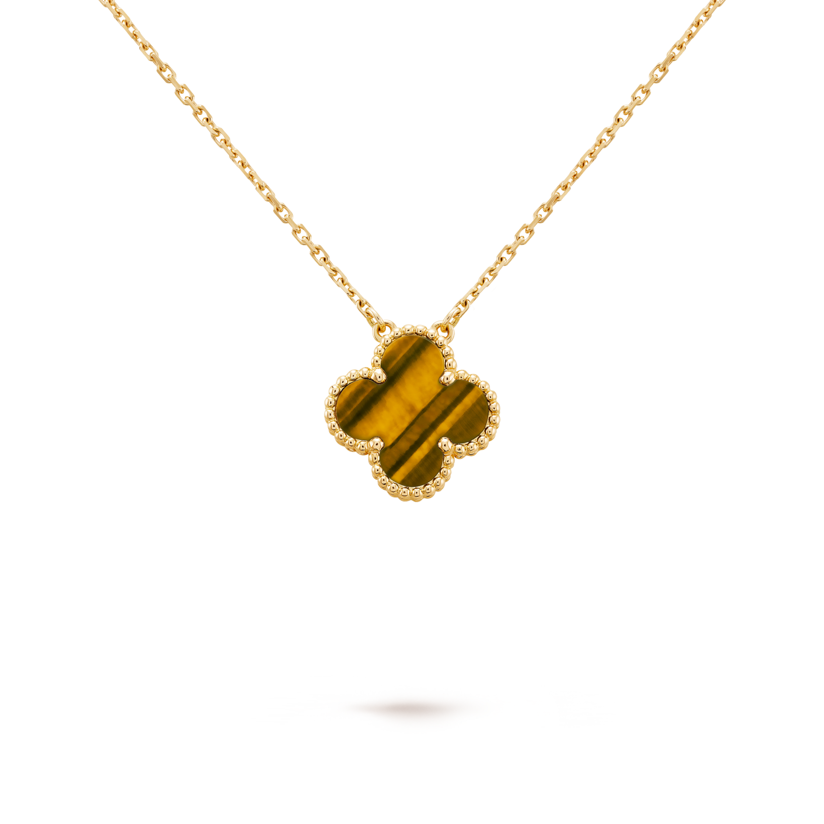 Vintage Clover Pendant, Single Motif