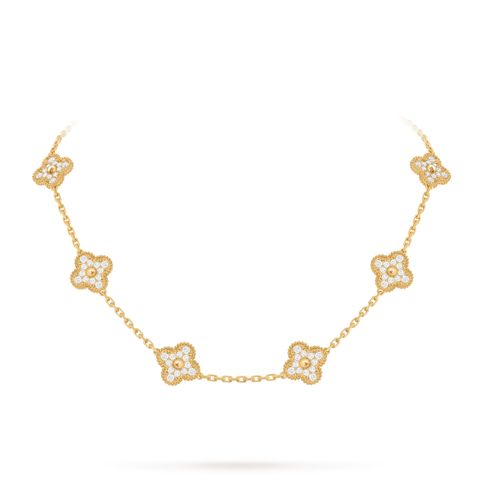 Vintage Clover Necklace, 10 Motifs