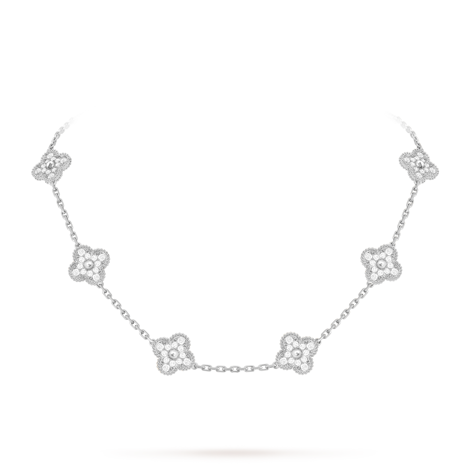 Vintage Clover Necklace, 10 Motifs