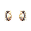 Quatre Large Hoop Earrings with Diamonds