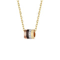 Quatre Small Pendant with Diamonds