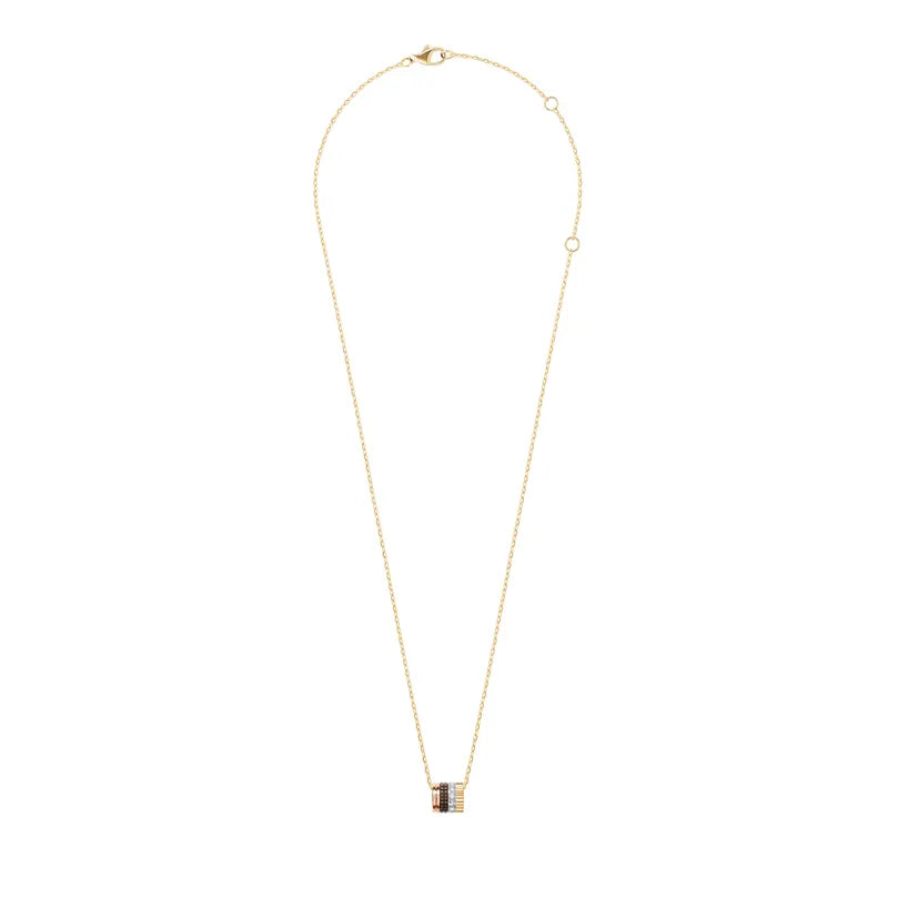 Quatre Small Pendant with Diamonds