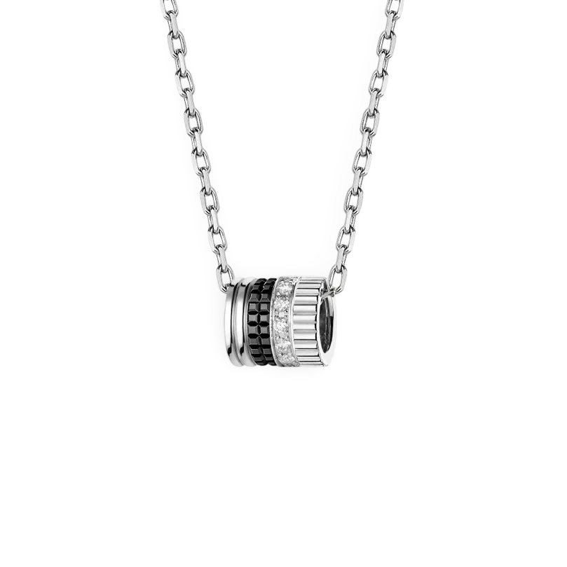 Four-band Small Pendant with Diamonds