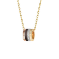 Four-band Large Pendant with Diamonds