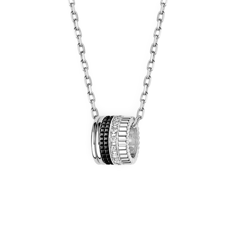 Four-band Large Pendant with Diamonds