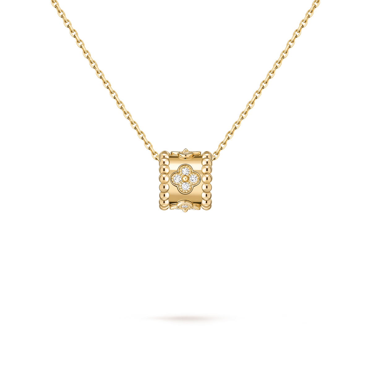 Beaded Clover Pendant